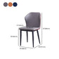 Armless Dining Chairs Contemporary Faux Leather Side Chairs for Dining Room Clearhalo 'Dining Chairs' 'Dining Tables & Seating' 'dining_chair' 'furn' 'furn_dining_chair' 'Furniture' 'furniture_dining_chair' 'Kitchen & Dining Furniture' 1200x1200_7ef3cb3e-4652-4a85-9769-b1b8af4be65a