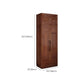 Contemporary Style Wardrobe Armoire Wood Wardrobe Closet with Doors and Drawer