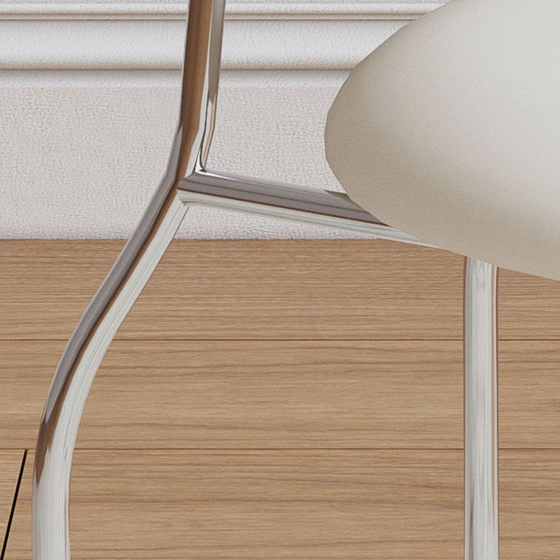 Sedia da pranzo senza braccio contemporanea casa in argento sedia da pranzo