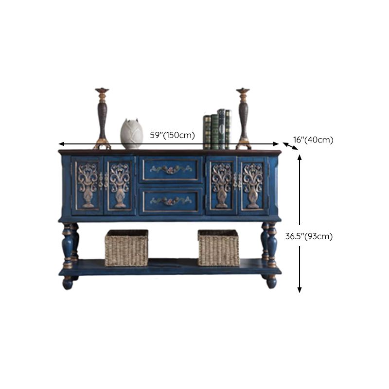 Tavolo da console del rettangolo di campagna francese Tavolo accento per console in legno per Hall