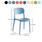 Contemporary Stackable Chair Dining Open Back Armless Chairs with Plastic Legs Clearhalo 'Dining Chairs' 'Dining Tables & Seating' 'dining_chair' 'furn' 'furn_dining_chair' 'Furniture' 'furniture_dining_chair' 'Kitchen & Dining Furniture' 1200x1200_7ef78982-78e9-40ef-85b3-5bd90b234824