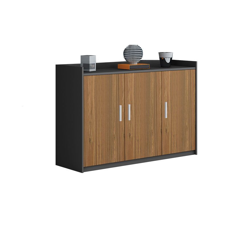 Cabinet de classement contemporain armoire à dossier en bois vertical avec étagères de rangement