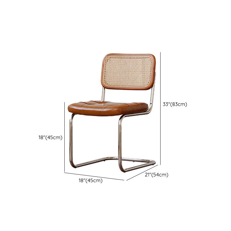 Set da pranzo contemporaneo da 1/5 pezzi con tavolo rotondo e sedie marroni opache