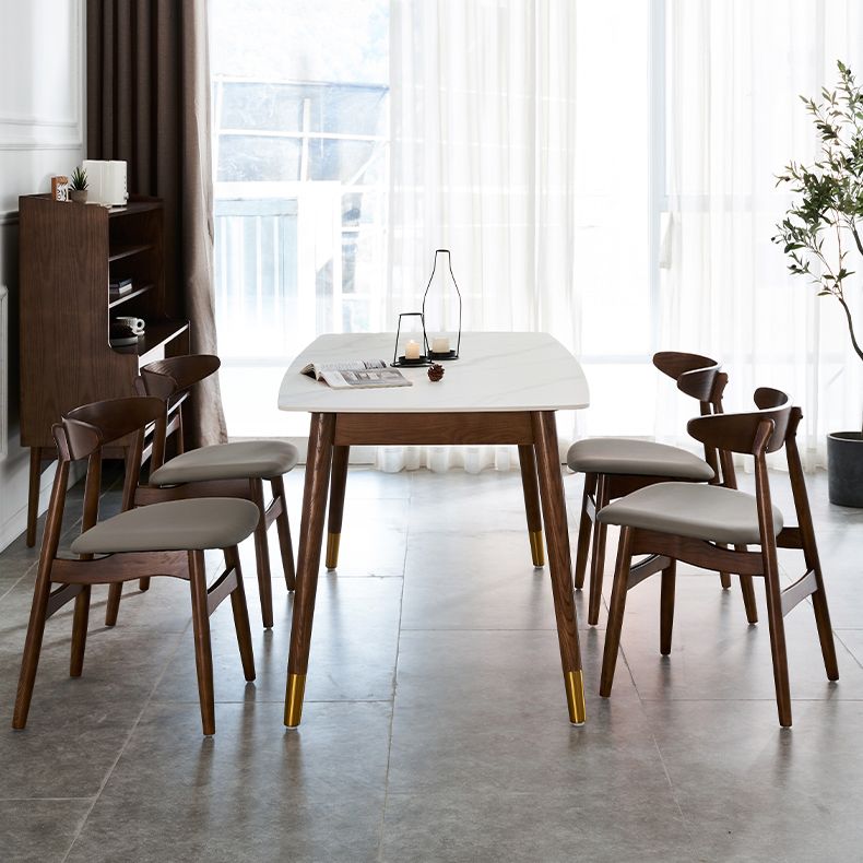 Modern Rectangle Sintered Stone Dining Table with Wooden Base White Dining Table for Restaurant Clearhalo ' dining_table' 'Dining Tables & Seating' 'Dining Tables' 'Furniture' 'furniture_dining_table' 'Kitchen & Dining Furniture' 'kitchen&dining_furn' 'kitchen' 'kitchen_dining_table' 1200x1200_7efcfede-3226-4237-b33e-0fc936b95b0a