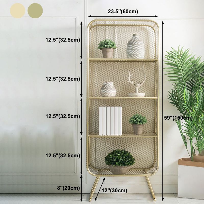 Glam Style Bookshelf Closed Back Bookcase for Home Office and Study Room Clearhalo 'Bookcases' 'furn' 'furn_bookcases' 'Furniture' 'furniture_bookcases' 'kitchen' 'kitchen_bookcases' 'Living Room Furniture' 'Office Furniture' 1200x1200_7f005931-ce28-41a5-9fa9-669351783062