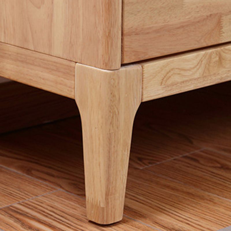 Contemporary Chest Squared Legs Solid Wood Grooves with Drawer Accent Chest Clearhalo 'Cabinets & Chests' 'cabinets_chests' 'furn' 'furn_cabinets_chests' 'Furniture' 'Living Room Furniture' 1200x1200_7f0237be-524a-4c0c-b14f-144a6a630f16