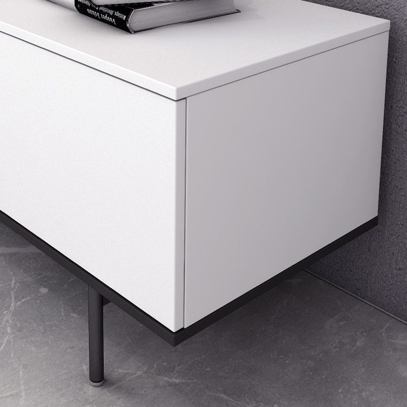 Contemporary Wooden TV Stand Open Storage TV Media Console with Doors for Living Room Clearhalo 'furn' 'furn_tv_stands_entertainment_centers' 'Furniture' 'Living Room Furniture' 'TV Stands & Entertainment Centers' 'TV Stands & Media Storage Furniture' 'tv_stands_entertainment_centers' 1200x1200_7f02408f-6d07-4c02-86e9-c953cfd9b18d