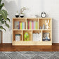 2/3-Shelf Natural Modern Bookshelf Pine Wood Geometric Closed Back Bookshelf Clearhalo 'Bookcases' 'furn' 'furn_bookcases' 'Furniture' 'furniture_bookcases' 'kitchen' 'kitchen_bookcases' 'Living Room Furniture' 'Office Furniture' 1200x1200_7f03d9db-b107-4960-98e5-4ca044fffcd7