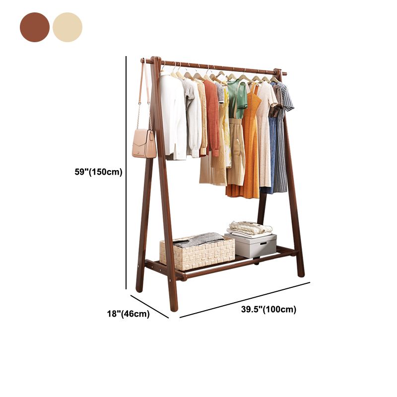 Modern Coat Rack Wooden Shelf Storage Coat Hanger in Bedroom Room Clearhalo 'Entry & Mudroom Furniture' 'furn' 'furn_hall_tree_coat_racks' 'Furniture' 'Hall Trees & Coat Racks' 'hall_tree_coat_racks' 1200x1200_7f053f24-7356-4229-a736-e7687002ee1a