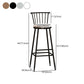Modern Armless Backrest Counter Stool Steel Milk Tea Shop Bar Stool with Leather Cushion Clearhalo 'Bar Furniture' 'Bar Stools' 'bar_stools' 'furn' 'furn_bar_stools' 'furniture_bar_stools' 'Kitchen & Dining Furniture' 'kitchen&dining_furn' 'kitchen' 'kitchen_furn' Furniture' 1200x1200_7f0753b2-5297-4681-abcd-af749ec6fb35