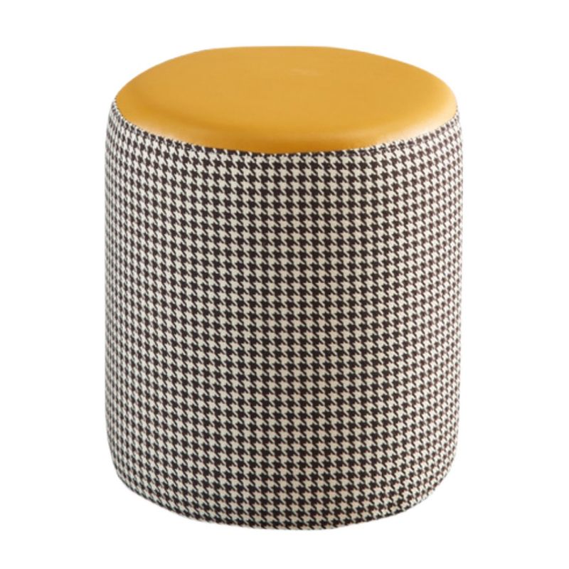 Modern Contrast Color Boucle Pouf Cylinder Shape Cotton Scratch Fool Stool Ottoman Clearhalo 'furn' 'furn_ottomans_poufs' 'Furniture' 'Living Room Furniture' 'Ottomans & Poufs' 'ottomans_poufs' 1200x1200_7f07c3bf-d7ef-4f09-bdcc-2afada7f4511