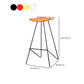 Modern Solid Wood Counter Stool Armless Bar Stool with Footrest Clearhalo 'Bar Furniture' 'Bar Stools' 'bar_stools' 'furn' 'furn_bar_stools' 'Furniture' 'Kitchen & Dining Furniture' 1200x1200_7f094a1f-4097-437b-a87d-e60dd35681f3