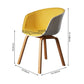 Contemporary Style Dining Room Chairs Kitchen Arm Chair with Wooden Legs Clearhalo ' kitchen&dining_furn' 'Dining Chairs' 'Dining Tables & Seating' 'dining_chair' 'furn' 'furn_dining_chair' 'Furniture' 'furniture_dining_chair' 'Kitchen & Dining Furniture' 'kitchen' 1200x1200_7f098bbb-fa1e-426e-9e65-942c6e73a1f0