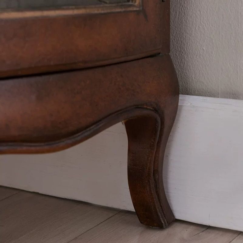 70.9" Tall Distressed Wood Corner Cabinet 1 - Drawers and 2 - Door Chest Clearhalo 'Cabinets & Chests' 'cabinets_chests' 'furn' 'furn_cabinets_chests' 'Furniture' 'Living Room Furniture' 1200x1200_7f0991c2-32a4-46b4-afc1-4cf0f0fb4572