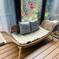 Traditional Rattan Cushioned Yoga Chaise Lounge Chair with Arms and Pillow Accent Chair Clearhalo 'Chairs & Seating' 'Chaise Lounge' 'chaise_lounge' 'furn' 'furn_chaise_lounge' 'Furniture' 'Living Room Furniture' 1200x1200_7f0da389-c5e8-4d9f-bb8e-39868ff23e78