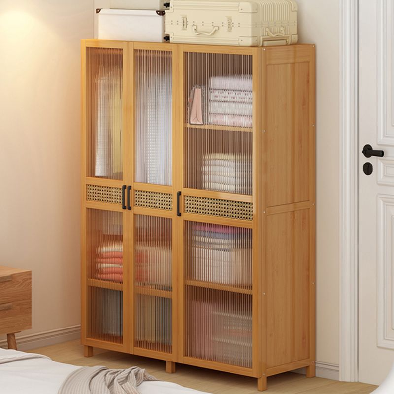Modern Style Wardrobe Cabinet Wood Clothes Rail Wardrobe Armoire with Legs Clearhalo 'Armoires & Wardrobes' 'armoires_wardrobes' 'Bedroom Furniture' 'furn' 'furn_armoires_wardrobes' 'Furniture' 1200x1200_7f0df395-78ec-40b0-b276-c7152703c9e9