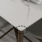 Modern 1/4/5/7 Pieces Furniture Stone Rectangle Dining Table Set in White Clearhalo 'Dining Room Sets' 'Dining Tables & Seating' 'dining_room_set' 'furn' 'furn_dining_room_set' 'Furniture' 'Kitchen & Dining Furniture' 1200x1200_7f0e3d35-786e-4f38-bab5-50453b01cf07
