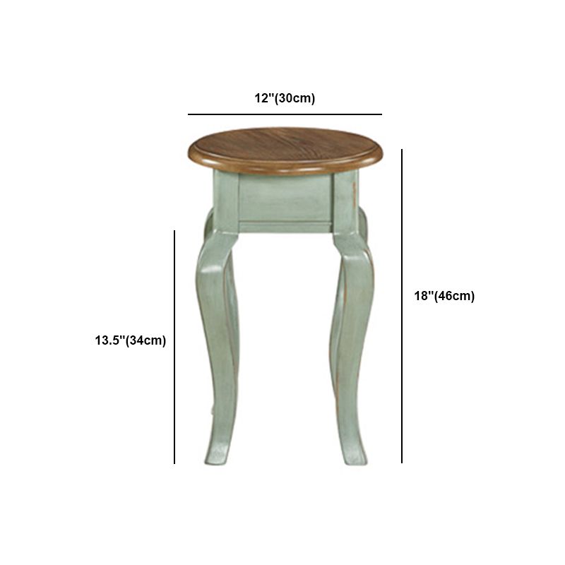 Tabouret maréptable victorien avec miroir et tiroirs pour chambre à coucher