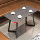 Industrial Style Dinner Table Rectangle Table with Black Frame for Dining Room Clearhalo ' dining_table' 'Dining Tables & Seating' 'Dining Tables' 'furn' 'furn_dining_table' 'Furniture' 'furniture_dining_table' 'Kitchen & Dining Furniture' 'kitchen&dining_furn' 'kitchen' 'kitchen_dining_table' 1200x1200_7f15d0c1-90bd-4927-8faf-f187232d5e5a