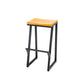 Modern Armless Counter Stool Iron Cafe Bar Stool with Seat and Pedal Clearhalo 'Bar Furniture' 'Bar Stools' 'bar_stools' 'furn' 'furn_bar_stools' 'Furniture' 'Kitchen & Dining Furniture' 1200x1200_7f17387b-a2d4-43c6-8c4e-184ffda0f847