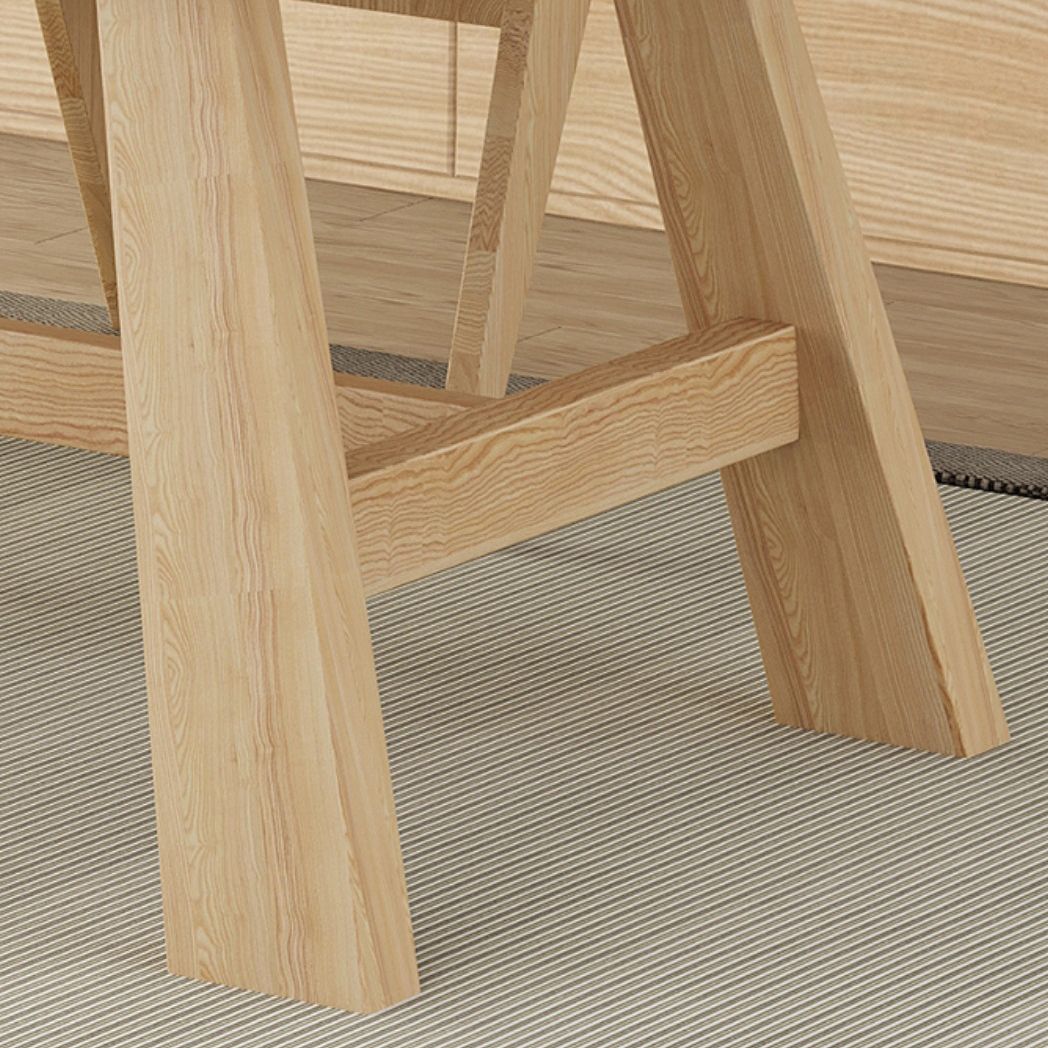 Modern 1/4/5 Pieces Dining Set Rectangle Pine Wood Dining Table for Dining Room Clearhalo 'Dining Room Sets' 'Dining Tables & Seating' 'dining_room_set' 'furn' 'furn_dining_room_set' 'Furniture' 'furniture_dining_room_set' 'Kitchen & Dining Furniture' 'kitchen&dining_furn' 'kitchen' 1200x1200_7f17b1ab-9350-44bf-be17-cf109231d038