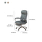 Modern Office Chair Adjustable Seat Height Ergonomic Swivel Chair with Wheels