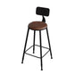 Ensemble de table de bar en bois industriel, ensemble de comptoir fixe 1/2/3/4/5 pièces
