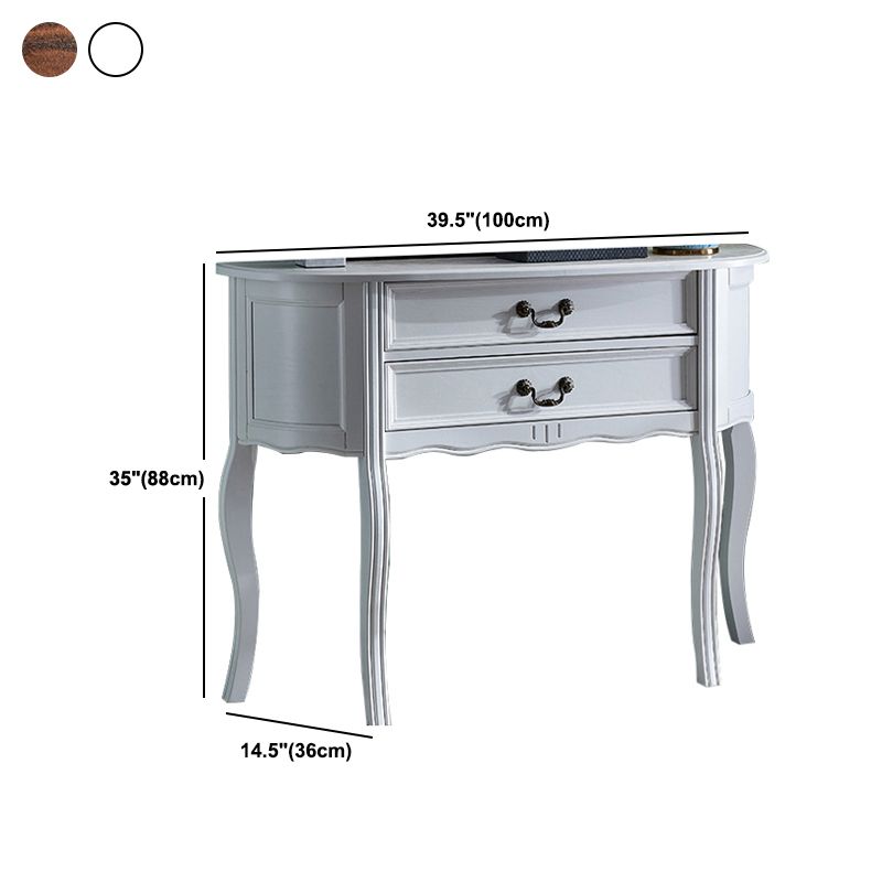 Tabella della console moderna della metà del secolo da 14 "W TABELLO DI SOLO DELLA CONSOLA MOUMA