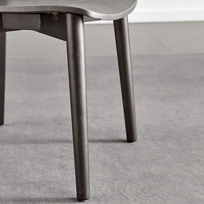 Contemporary Wood Dining Armless Chairs Open Back Dining Side Chair for Restaurant Use Clearhalo 'Dining Chairs' 'Dining Tables & Seating' 'dining_chair' 'furn' 'furn_dining_chair' 'Furniture' 'Kitchen & Dining Furniture' 1200x1200_7f1a056d-3fbe-48ce-81f8-e2eecd73c058