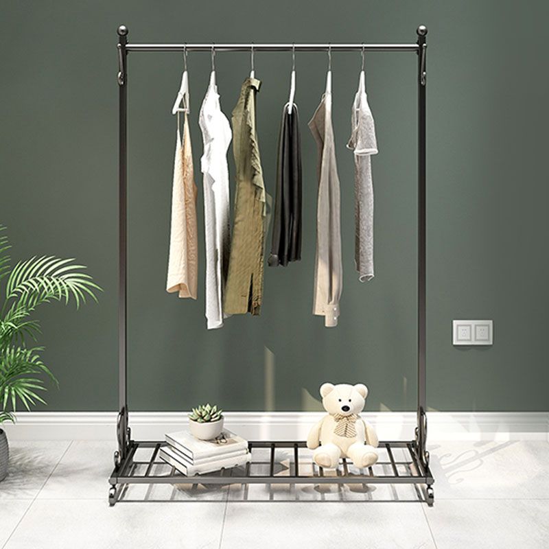 Glam Coat Hanger Metal No Distressed Entryway Kit With Storage Shelving Clearhalo 'Entry & Mudroom Furniture' 'furn' 'furn_hall_tree_coat_racks' 'Furniture' 'Hall Trees & Coat Racks' 'hall_tree_coat_racks' 1200x1200_7f1e554f-de42-40ea-80de-4145e2e61588
