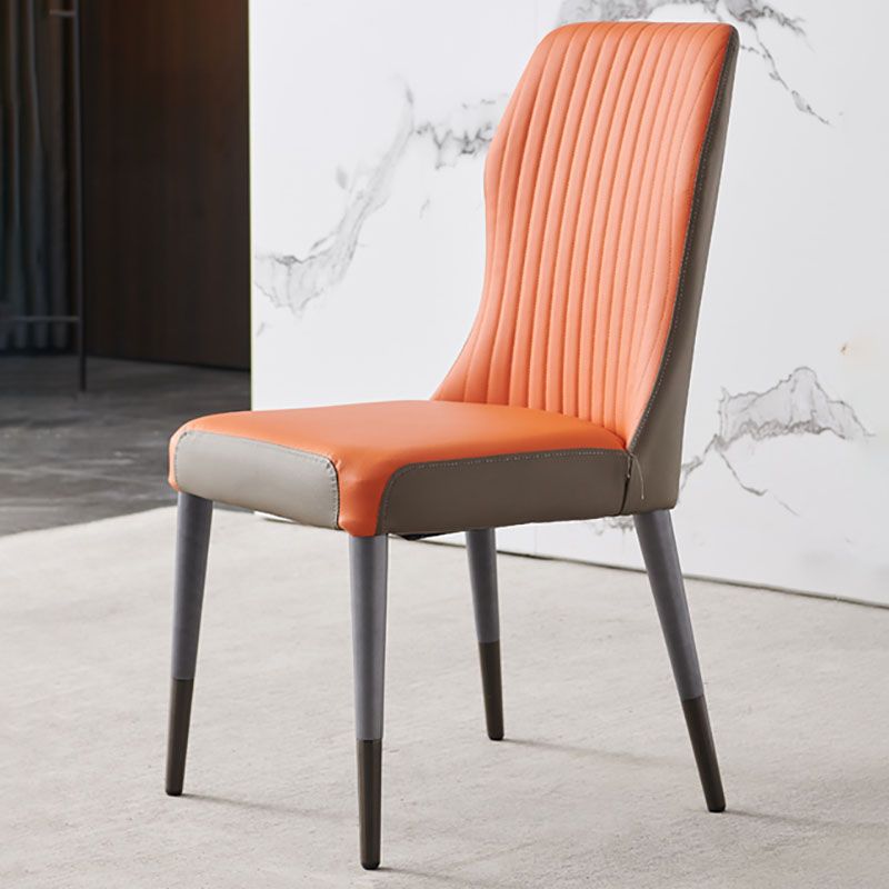 Glam Solid Wood Kitchen and Dining Room Chair Wingback Parsons Chair Clearhalo 'Dining Chairs' 'Dining Tables & Seating' 'dining_chair' 'furn' 'furn_dining_chair' 'Furniture' 'furniture_dining_chair' 'Kitchen & Dining Furniture' 1200x1200_7f1e5dad-89ab-47c1-b50f-6f7e2a75d4dd