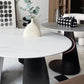 2-Piece Slate Round Coffee Table Set Modern White Simple Cocktail Table Clearhalo 'Coffee & Accent Tables' 'Coffee Tables' 'coffee_tables' 'furn' 'furn_coffee_tables' 'Furniture' 'Living Room Furniture' 1200x1200_7f2108f1-a6fd-49d0-a22c-d6f5758a1145