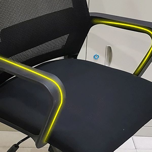Contemporary High Back Office Chair Black Task Microfiber Chair Clearhalo 'furn' 'furn_office_chair' 'Furniture' 'Office Chairs' 'Office Furniture' 'office_chair' 1200x1200_7f211001-ee67-4a0f-b3f8-db56b7ce8f06