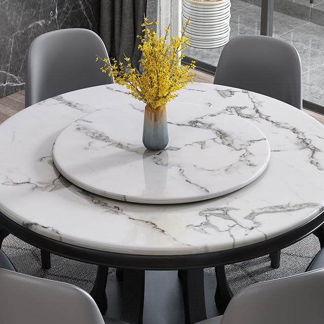 Round Dining Site Table Simplicity Style Marble Furniture with Pedestal Base Clearhalo ' dining_table' 'Dining Tables & Seating' 'Dining Tables' 'furn' 'furn_dining_table' 'Furniture' 'furniture_dining_table' 'Kitchen & Dining Furniture' 'kitchen&dining_furn' 'kitchen' 'kitchen_dining_table' 1200x1200_7f21e8dc-cf7f-45fd-bd3c-85a3c81fa1c5