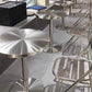 Industrial Style Furniture Stainless Steel Dining Site Table with Pedestal Base Clearhalo ' dining_table' 'Dining Tables & Seating' 'Dining Tables' 'furn' 'furn_dining_table' 'Furniture' 'furniture_dining_table' 'Kitchen & Dining Furniture' 'kitchen&dining_furn' 'kitchen' 'kitchen_dining_table' 1200x1200_7f241109-27a9-4e06-af97-8823309b3e06