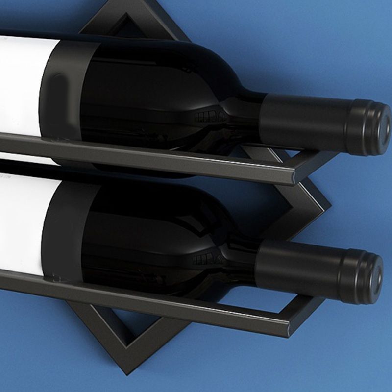 Portabottiglie a parete in metallo glam porta bottiglia semplice per cucina