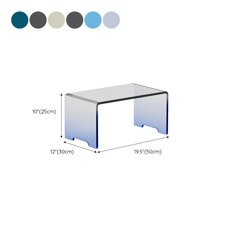 9" Wide Glam Corner Table Acrylic Rectangular Accent Side Table Clearhalo 'Coffee & Accent Tables' 'End & Side Tables' 'end_side_tables' 'furn' 'furn_end_side_tables' 'Furniture' 'Living Room Furniture' 1200x1200_7f277e59-caa4-421c-892d-7dbb2102b3a9