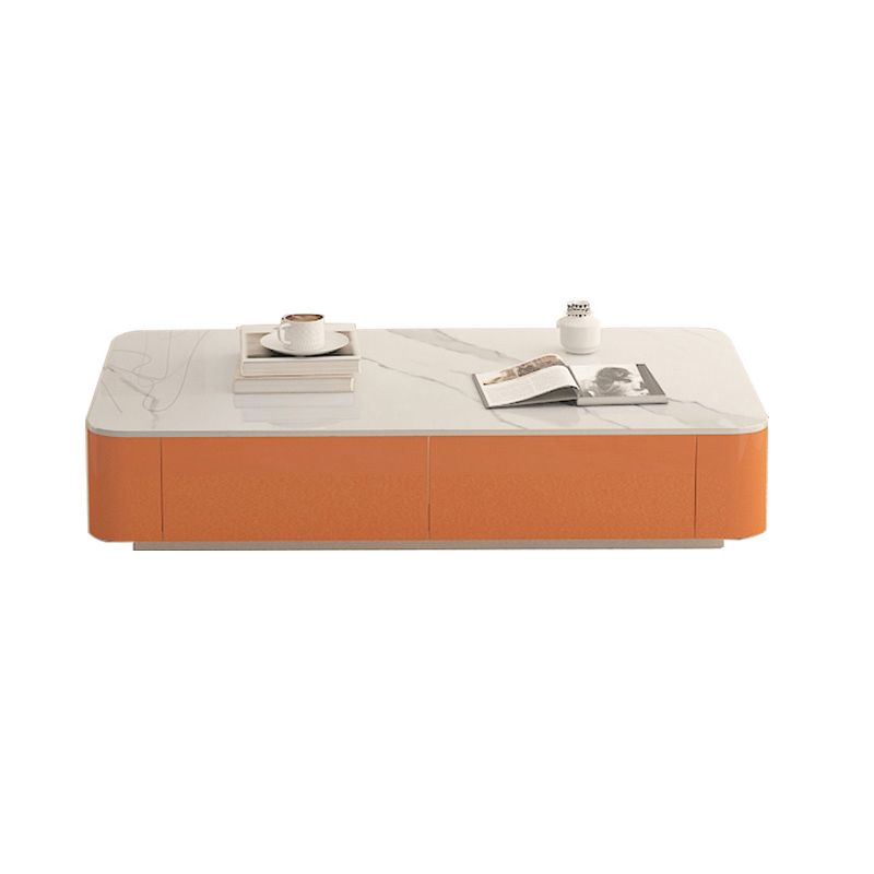 Table basse rectangulaire Block Table basse simple moderne avec tiroirs