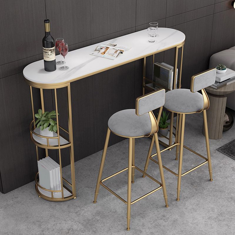 Low Back Dining Stools Industrial Bar Stools with Metal Base
