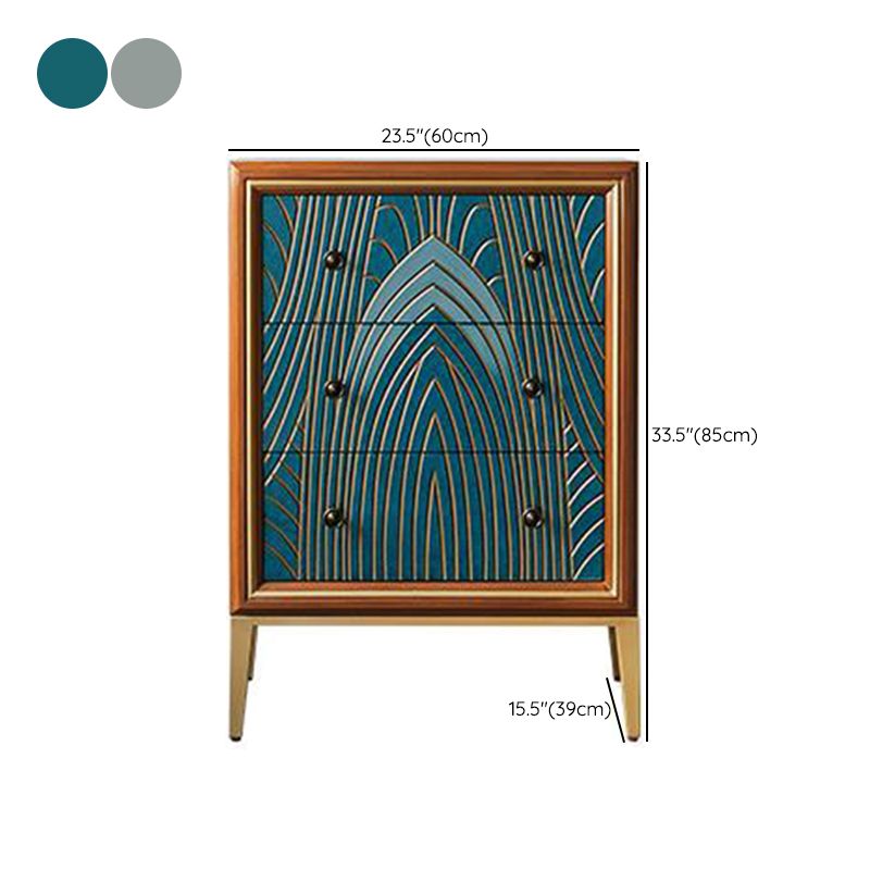 Classic Glam Lingerie Chest Wood Storage Chest with Drawers for Bedroom