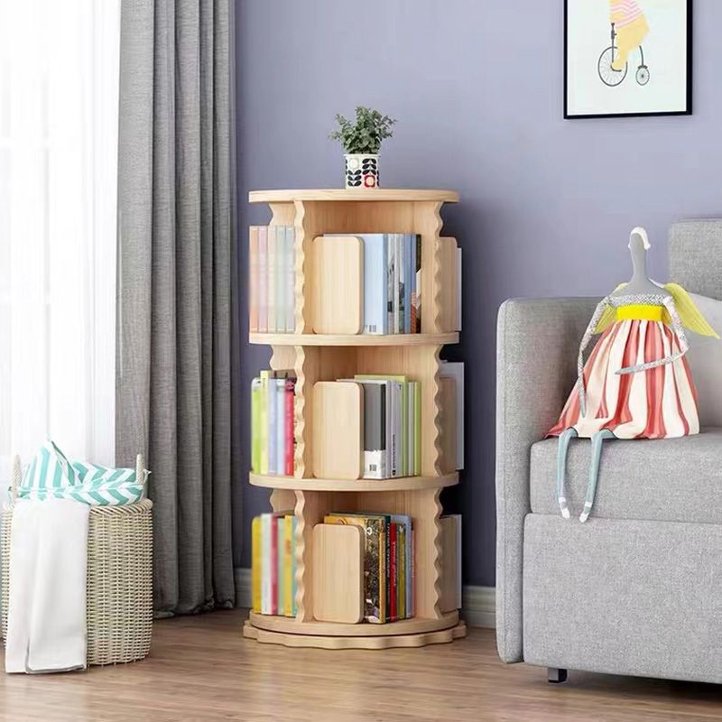 Scandinavian Style Bookshelf Closed Back Solid Wood Bookcase for Home Office Clearhalo 'Bookcases' 'furn' 'furn_bookcases' 'Furniture' 'furniture_bookcases' 'Office Furniture' 1200x1200_7f2ee62a-e320-4460-94b1-f3722a024176