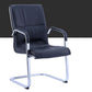 Contemporary PU Computer Chair Faux Leather and Chrome Frame Office Chair Clearhalo 'furn' 'furn_office_chair' 'Furniture' 'Office Chairs' 'Office Furniture' 'office_chair' 1200x1200_7f2f0394-5201-4a84-aee8-8dd14b138ced
