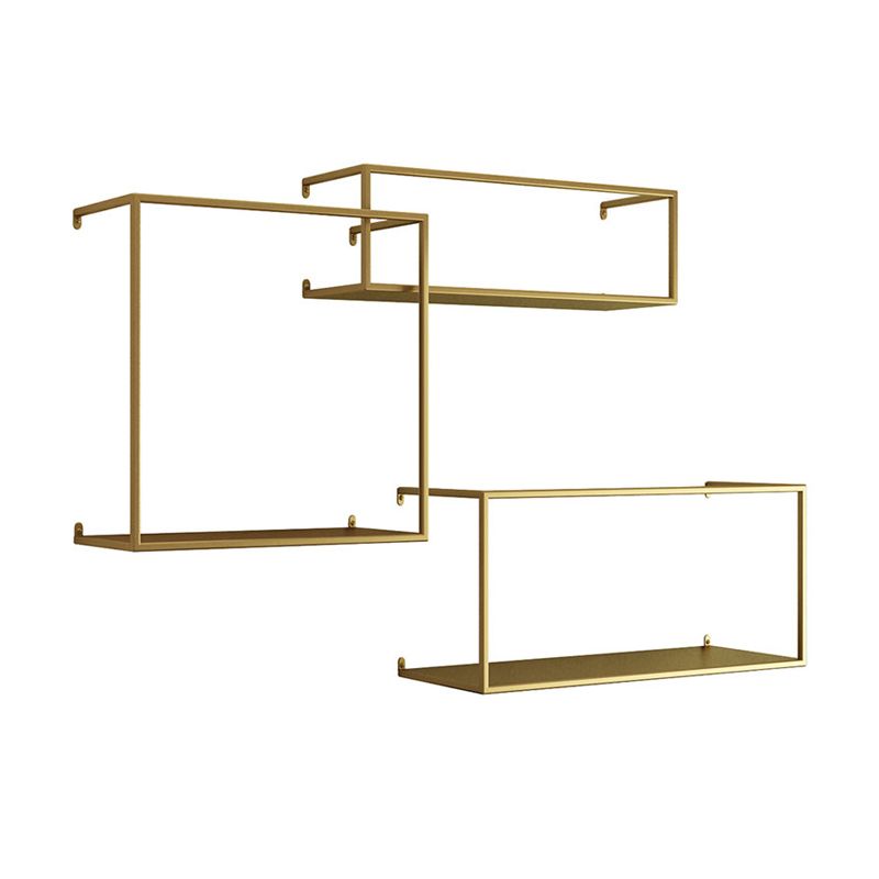 Metal Floating Bookcase Modern Style Wall Mounted Bookshelf for Home Office Clearhalo 'Bookcases' 'furn' 'furn_bookcases' 'Furniture' 'furniture_bookcases' 'Office Furniture' 1200x1200_7f2faa9d-2a73-4a79-9d8b-38b15963a5bb