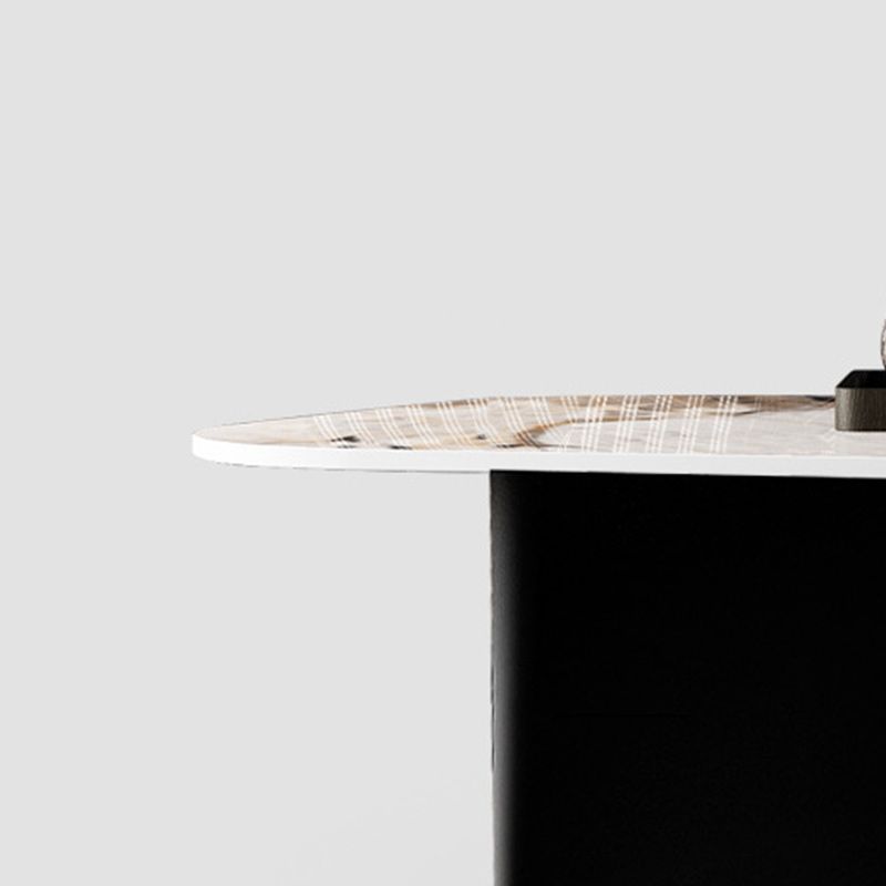 Contemporary Slate Coffee Table Single Free Form Coffee Table