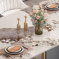 Sintered Stone Top Dining Table in White Modern Kitchen Table with Double Pedestal Clearhalo ' dining_table' 'Dining Tables & Seating' 'Dining Tables' 'furn' 'furn_dining_table' 'Furniture' 'furniture_dining_table' 'Kitchen & Dining Furniture' 'kitchen&dining_furn' 'kitchen' 'kitchen_dining_table' 1200x1200_7f36657e-1ffc-4b2e-be0a-3f26cda9f3f3