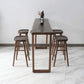Brown Industrial Style Bar Table Solid Wood Casual Bar Table for Indoor Clearhalo 'Bar Furniture' 'Bar Tables' 'bar_tables' 'furn' 'furn_bar_tables' 'Furniture' 'furniture_bar_tables' 'Kitchen & Dining Furniture' 1200x1200_7f36769e-08b9-4afc-aa94-0432e302423c