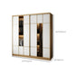 Engineered Wood Wardrobe Cabinet Contemporary Wardrobe Armoire