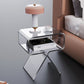 11" Wide Glam Side Table Acrylic Accent Side Table for Bedroom Clearhalo 'Coffee & Accent Tables' 'End & Side Tables' 'end_side_tables' 'furn' 'furn_end_side_tables' 'Furniture' 'Living Room Furniture' 1200x1200_7f3d9bd2-a45c-4c38-a7e7-32c7da49e95f