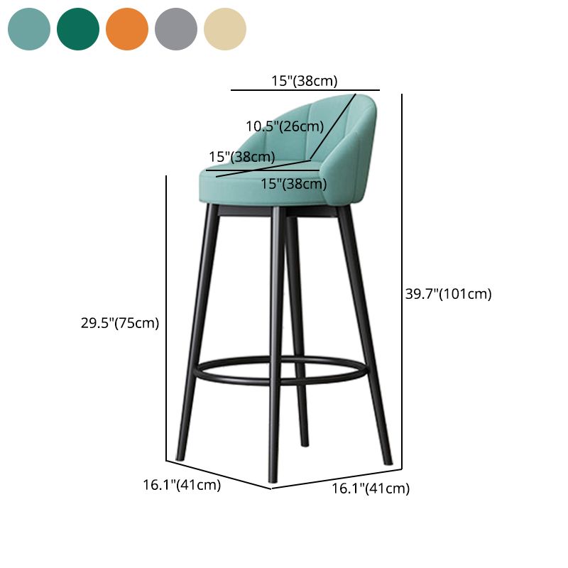 Metal Scandinavian Kitchen Dining Room Armless Stool Low Back Bar Stool Clearhalo 'Bar Furniture' 'Bar Stools' 'bar_stools' 'furn' 'furn_bar_stools' 'furniture_bar_stools' 'Kitchen & Dining Furniture' 'kitchen&dining_furn' 'kitchen' 'kitchen_furn' Furniture' 1200x1200_7f41e1fd-400e-49ad-a5e4-115b2a50ebc3
