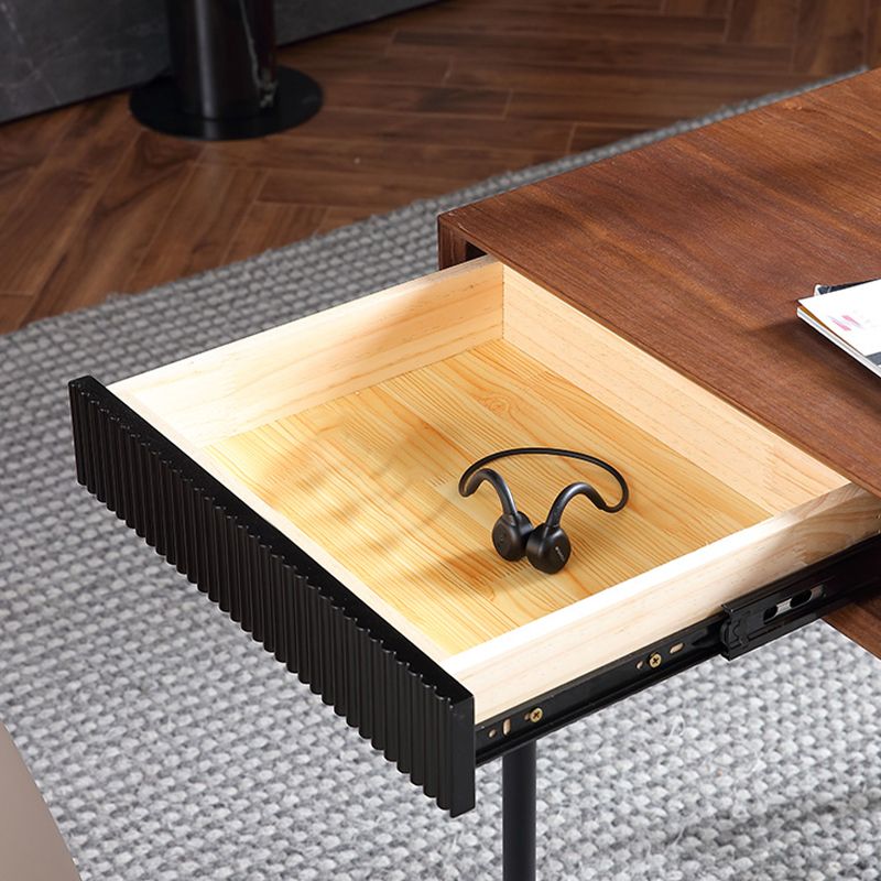 Industrial Engineered Wood Writing Desk Rectangular Office Desk with 2 Drawers Clearhalo 'furn' 'furn_office_desk' 'Furniture' 'Office Desks' 'Office Furniture' 'office_desk' 1200x1200_7f421735-7b41-4091-8fa9-f875b7a9302f